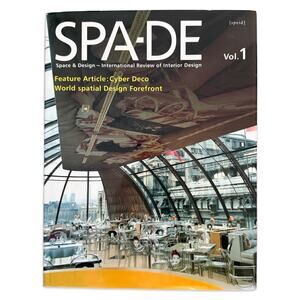 SPA-DE Space & Design International Review of Interior Design Vol. 1 HCDJ OOP